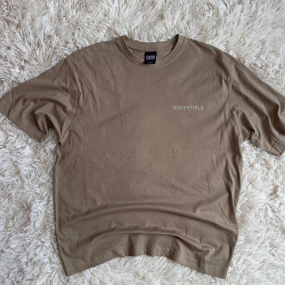 Essentials tanbeigebrown tee brand new